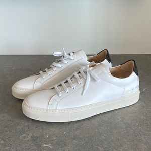 Men’s Common Projects Retro Low White New with Original Box Size 42 EU- 9 US